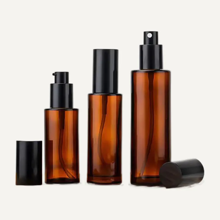 Foto Botol pump 30–100 ml amber